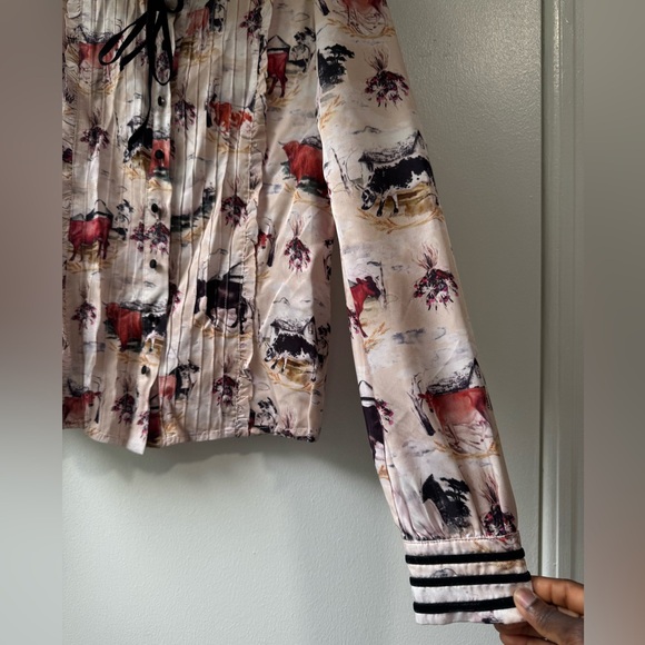 Rachel Antonoff Louise Puff Long Sleeve Shirt Sz XS - Picture 3 of 10